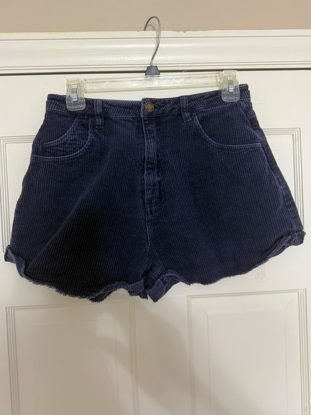 Rollas Blue Corduroy Shorts - 27